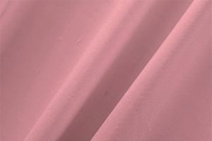 Oleander Pink Cotton, Silk Double Shantung fabric for dressmaking