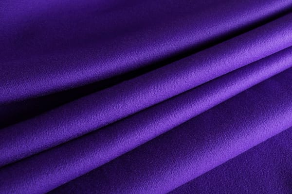 Purple Cashmere, Wool fabric for dressmaking