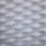Tissu Rebrode Ricamato 002 Blanc en Polyester