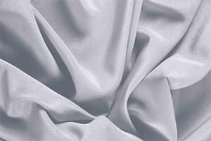 Tessuto Crêpe de Chine Viola Duna in Seta per abbigliamento