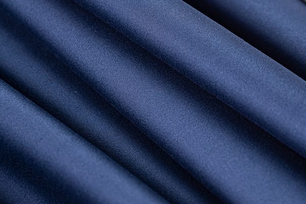 Blue denim cotton sateen stretch | new tess