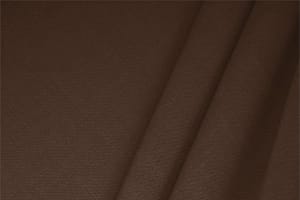 Tessuto Misto Lino Marrone Cioccolato in Lino, Stretch, Viscosa per abbigliamento