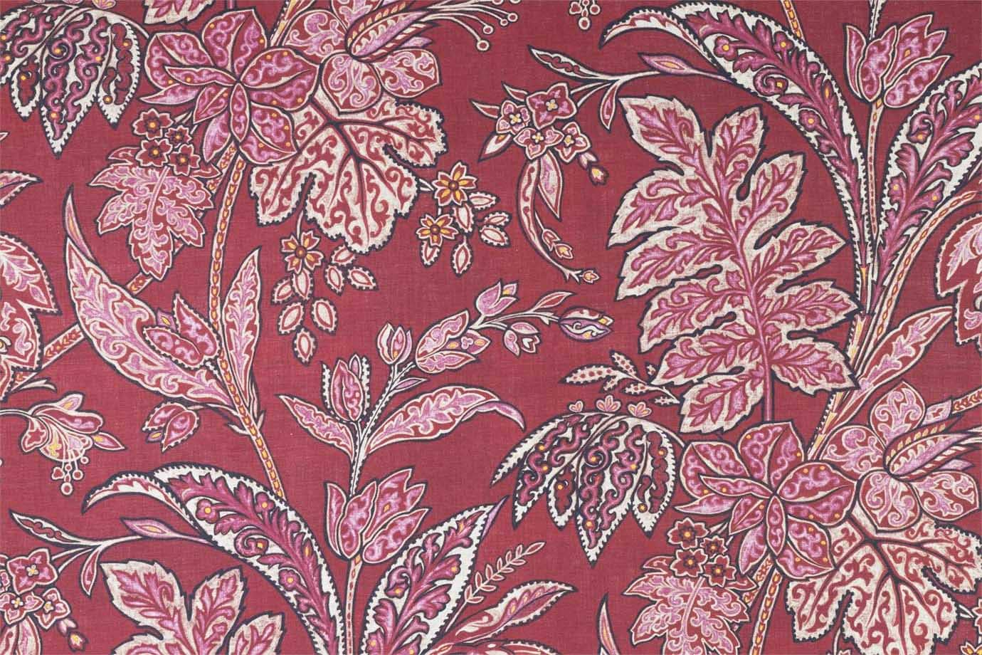 WOOD 005 Rosso home decoration fabric