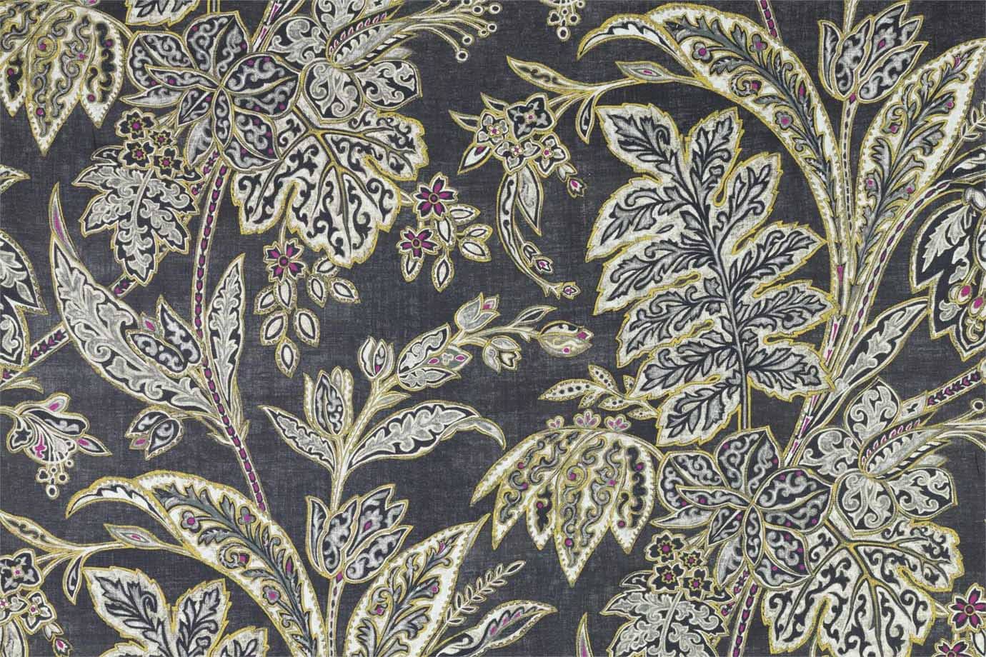 J2212EAM QUATTORDICI 001 Marrone-oro home decoration fabric