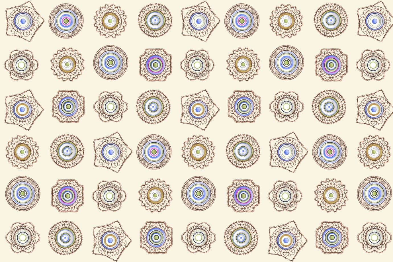 AK1518 FER FORGÉ 001 Panna home decoration fabric