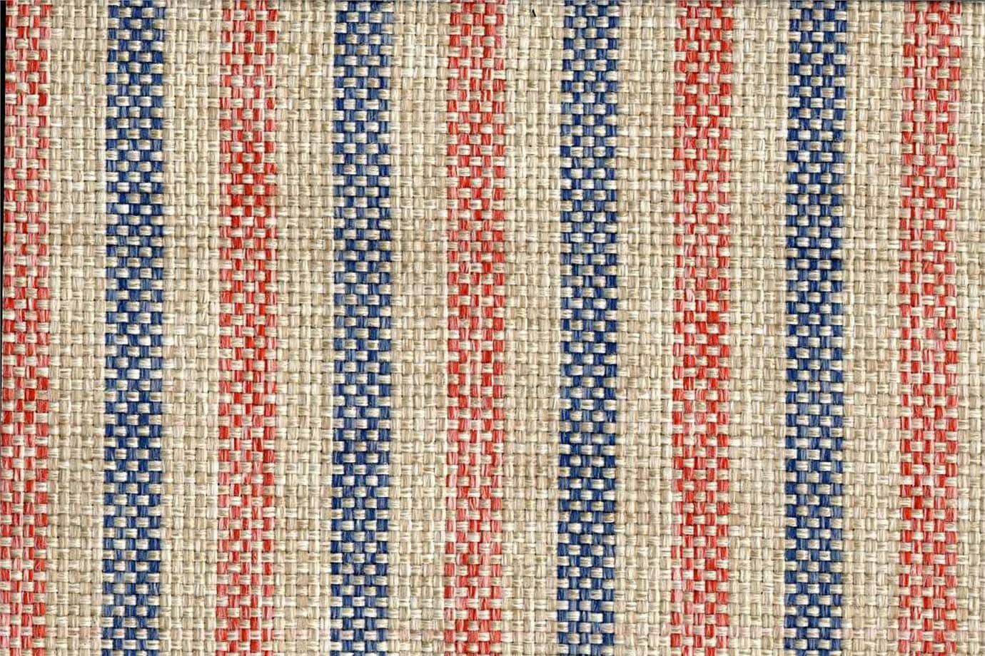 Tissu d'ameublement J3128 ARIETE 002 Rosso-blu