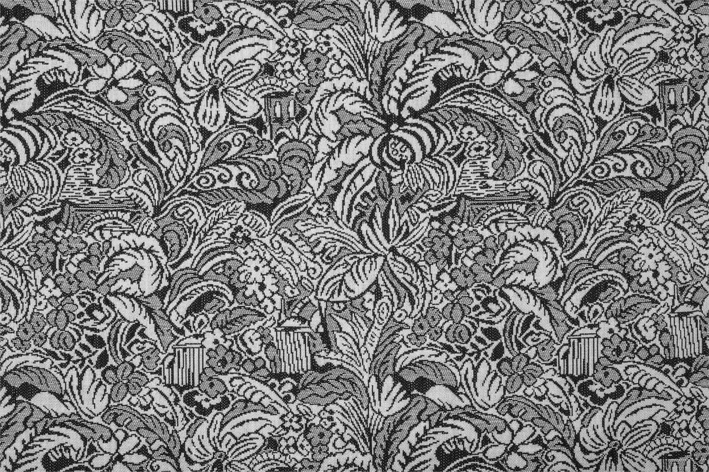 J1951 SECONDIGLIANO 030 Nero home decoration fabric