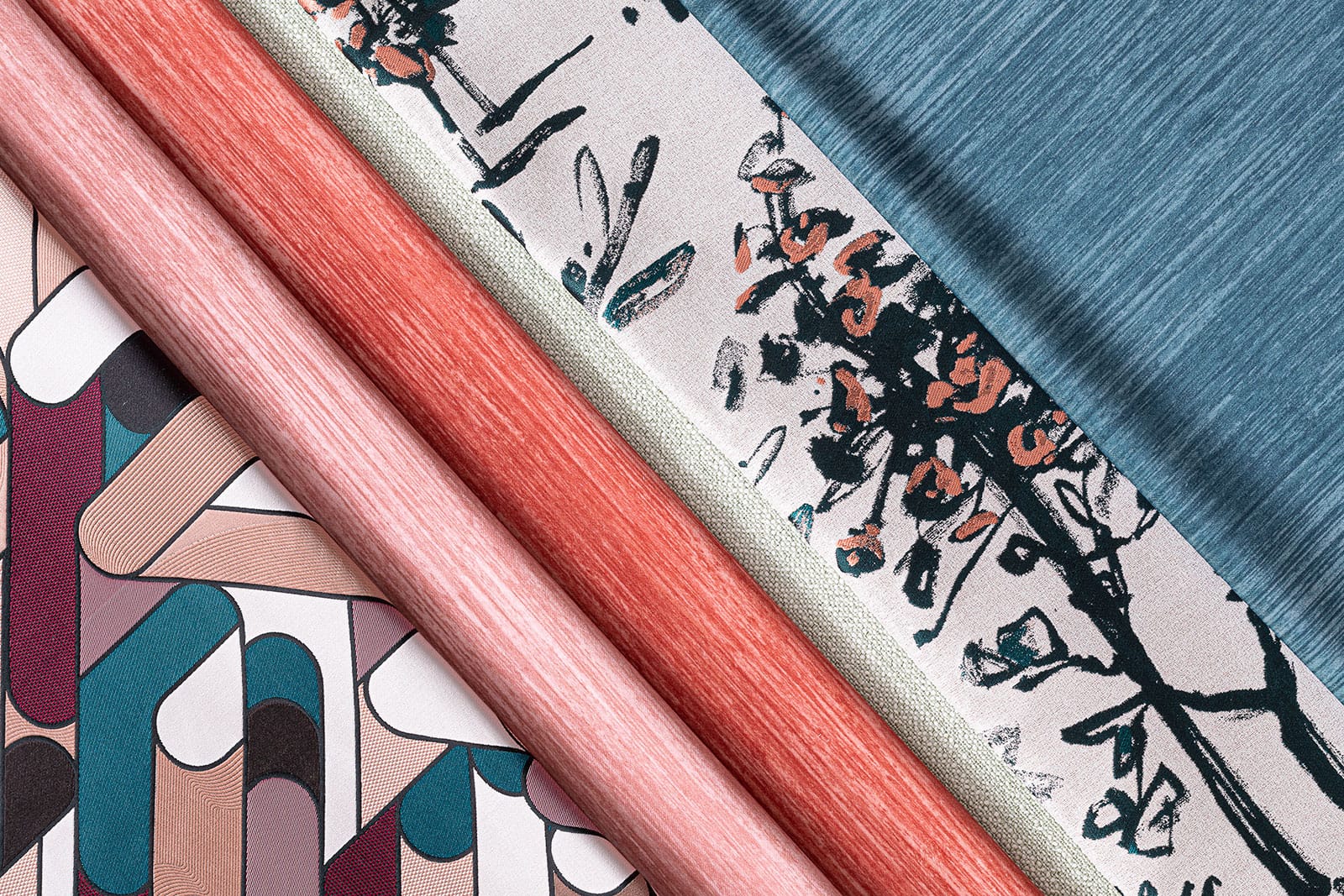 Design inspiration Pink and Petrol