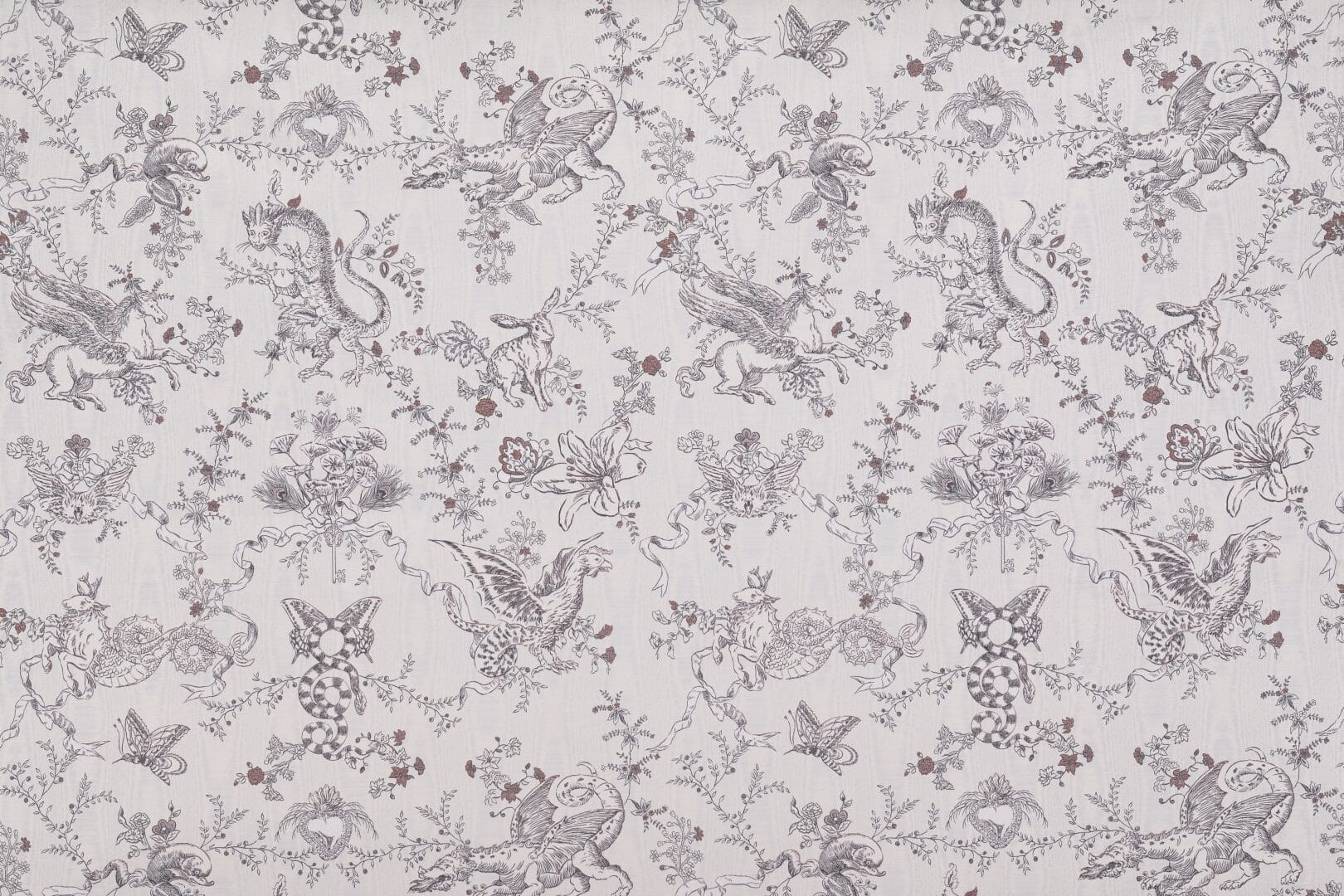 JB008 WONDERLAND 002 Bianco ruggine home decoration fabric