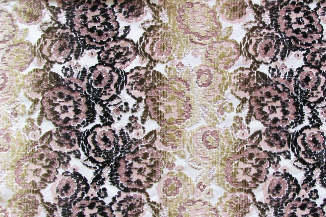 Home Decoration Fabric J3812 MIMETIC FLOWER 002 Rosa - BROCHIER