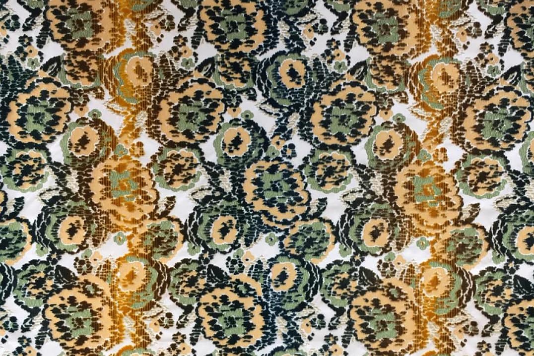 Home Decoration Fabric J3812 MIMETIC FLOWER 004 Verde - BROCHIER