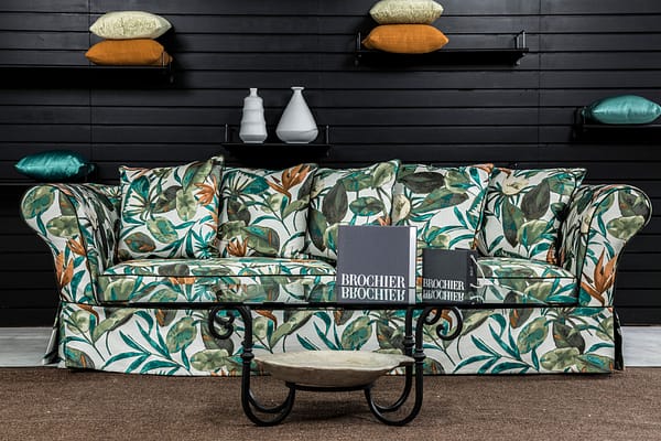 Home decoration floral jacquard fabric Morgana | BROCHIER