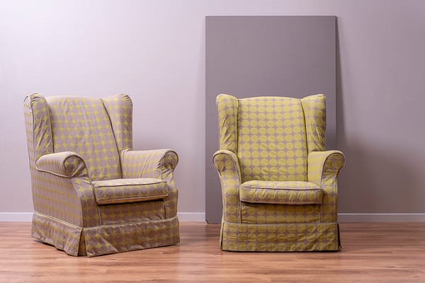 Boule: polka dot upholstery and curtain jacquard fabric in 100% Trevira CS