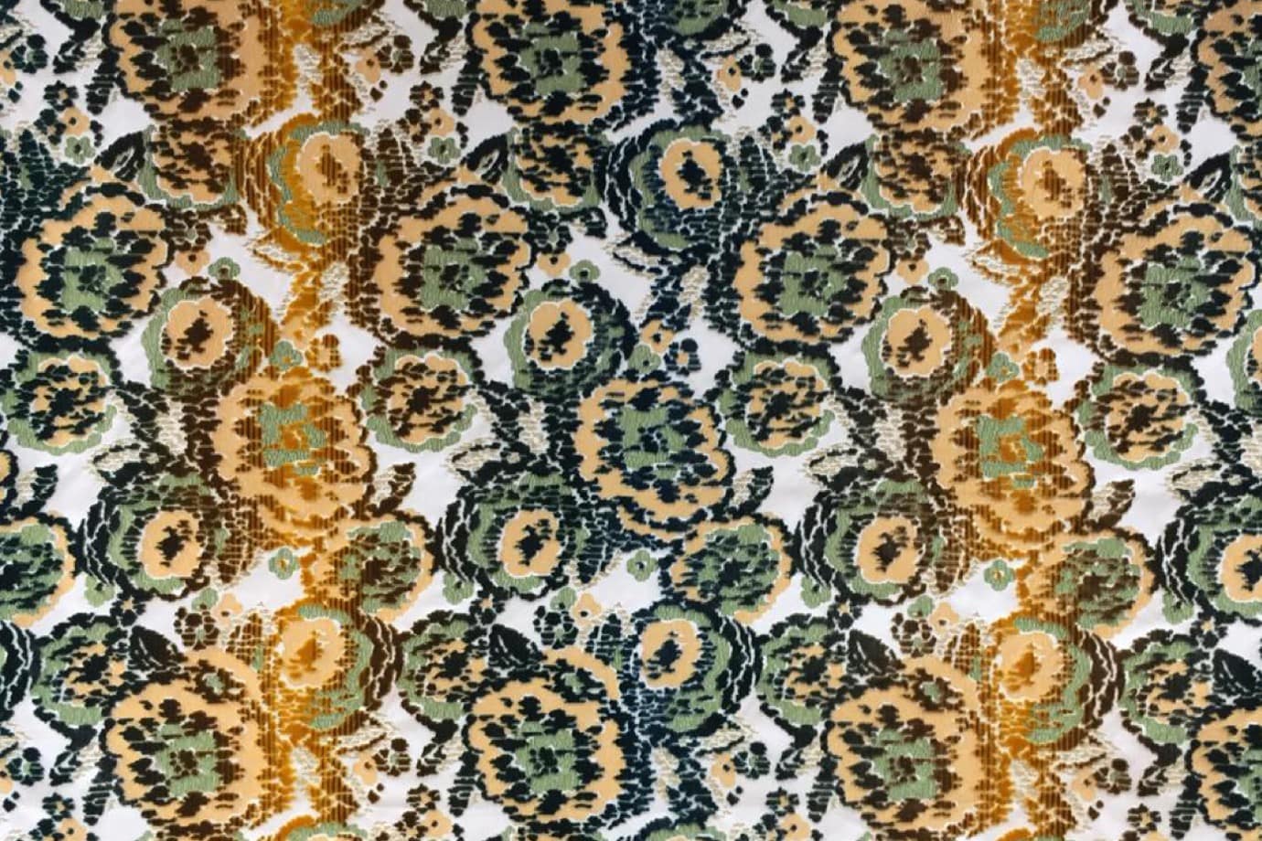 Home Decoration Fabric J3812 MIMETIC FLOWER 004 Verde - BROCHIER 