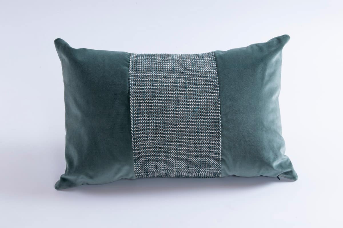 Designer cushion Leonida Liz Petrol | BROCHIER e-shop