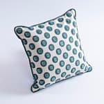 Designer cushion Puffo Leonida Petrol | BROCHIER e-shop