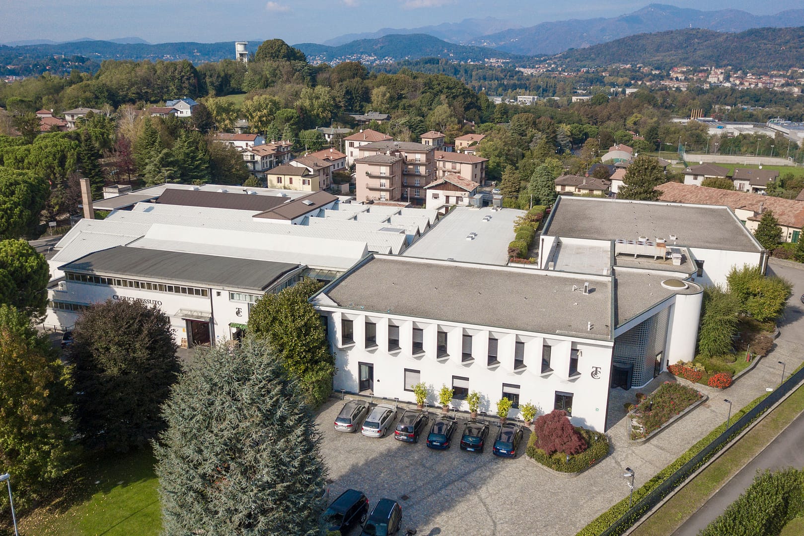 Clerici Tessuto headquarters in Grandate (Como)