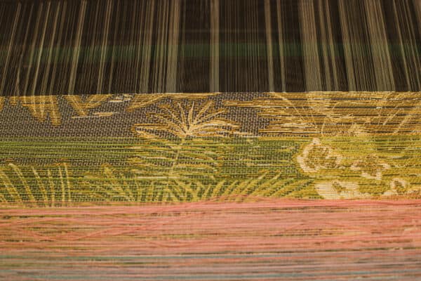 Weaving a jacquard fabric | Clerici Tessuto