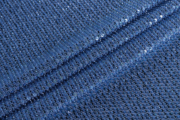 Tessuto Ricamo Paillettes e Perline TC001447 per Abbigliamento
