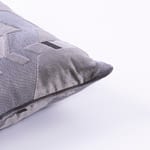 Esclusivo cuscino arredo Camouflage Leonida Ardesia | BROCHIER