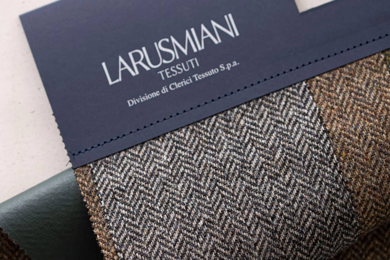 Larusmiani Tessuti menswear textile collection