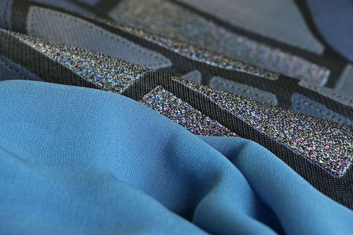new tess bluestone fabrics for dressmaking