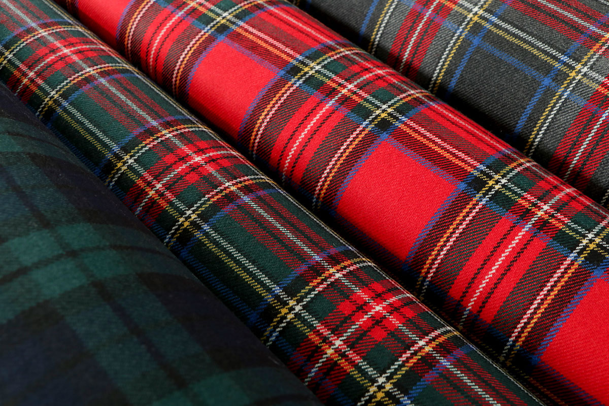 Tessuto tartan scozzese per abbigliamento e sartoria | new tess