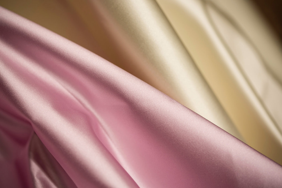 Cloudburst Silk Crepe Back Satin Fabric main image 0