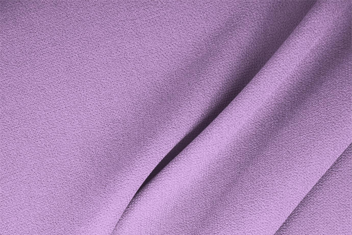 Tissu Double crêpe de laine Violet wisteria en Laine pour vêtements