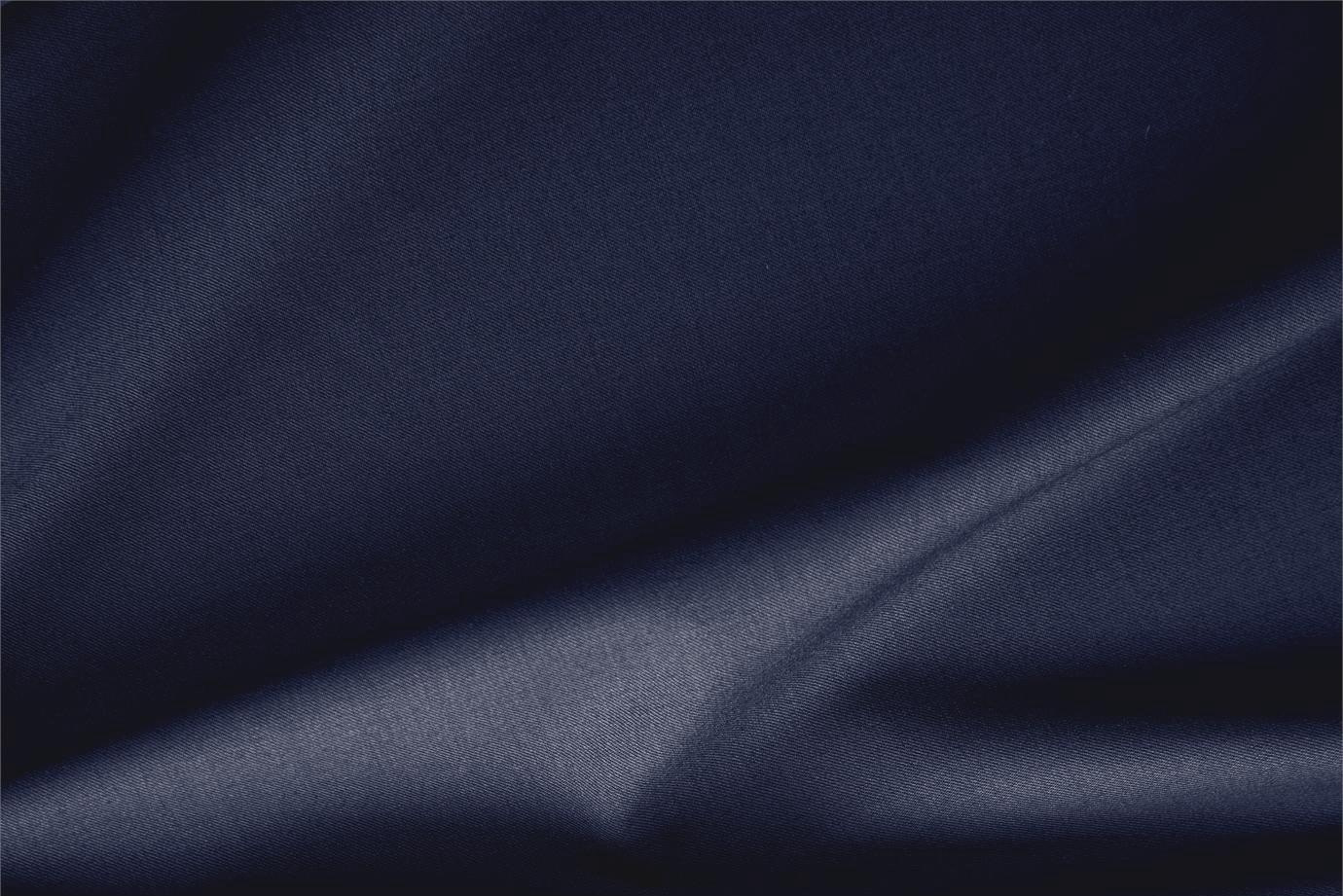 Tessuto Gabardine Stretch Blu Notte in Lana, Poliestere, Stretch per abbigliamento
