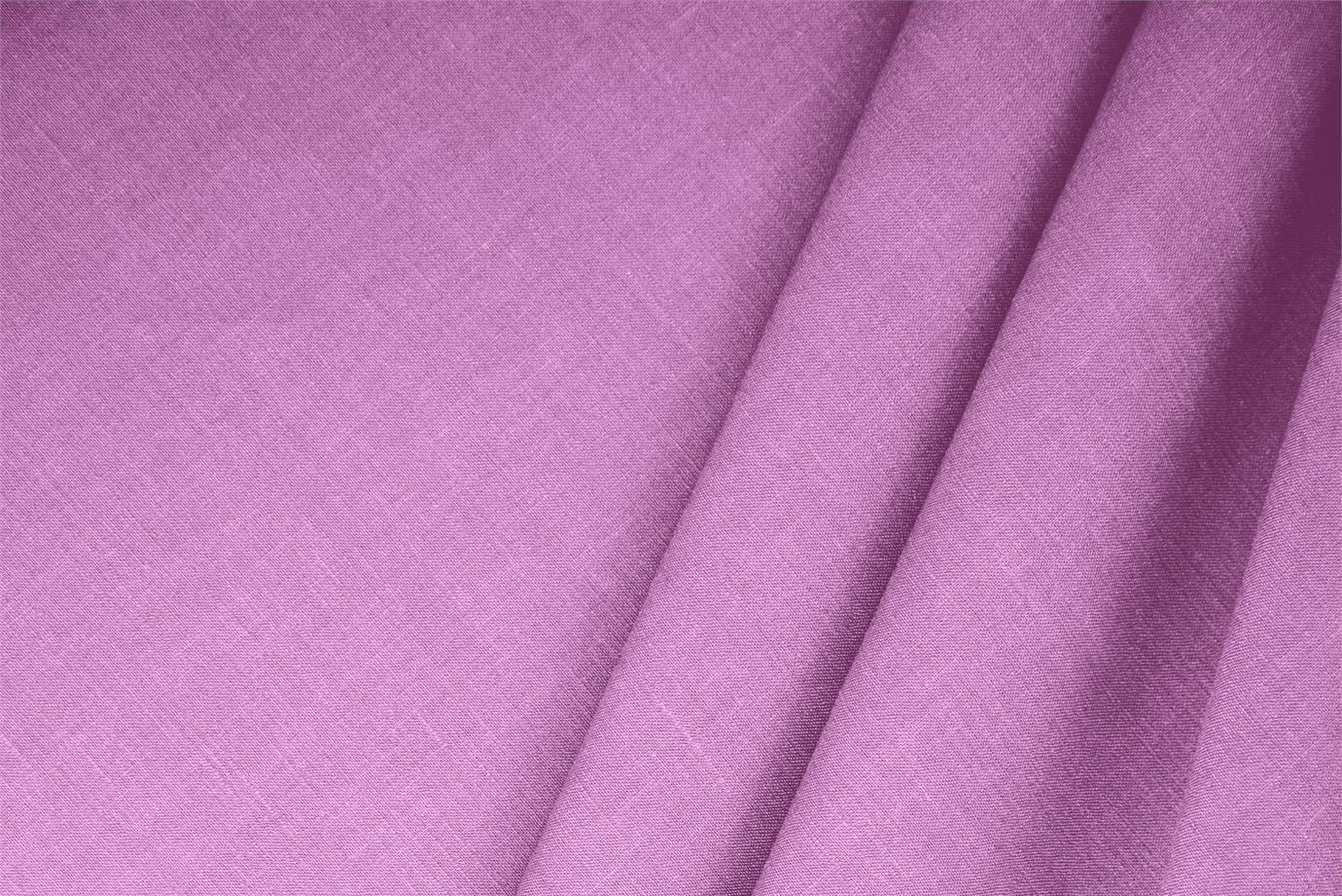 Tissu Mélange de lin Rose quartz en Lin, Stretch, Viscose pour vêtements