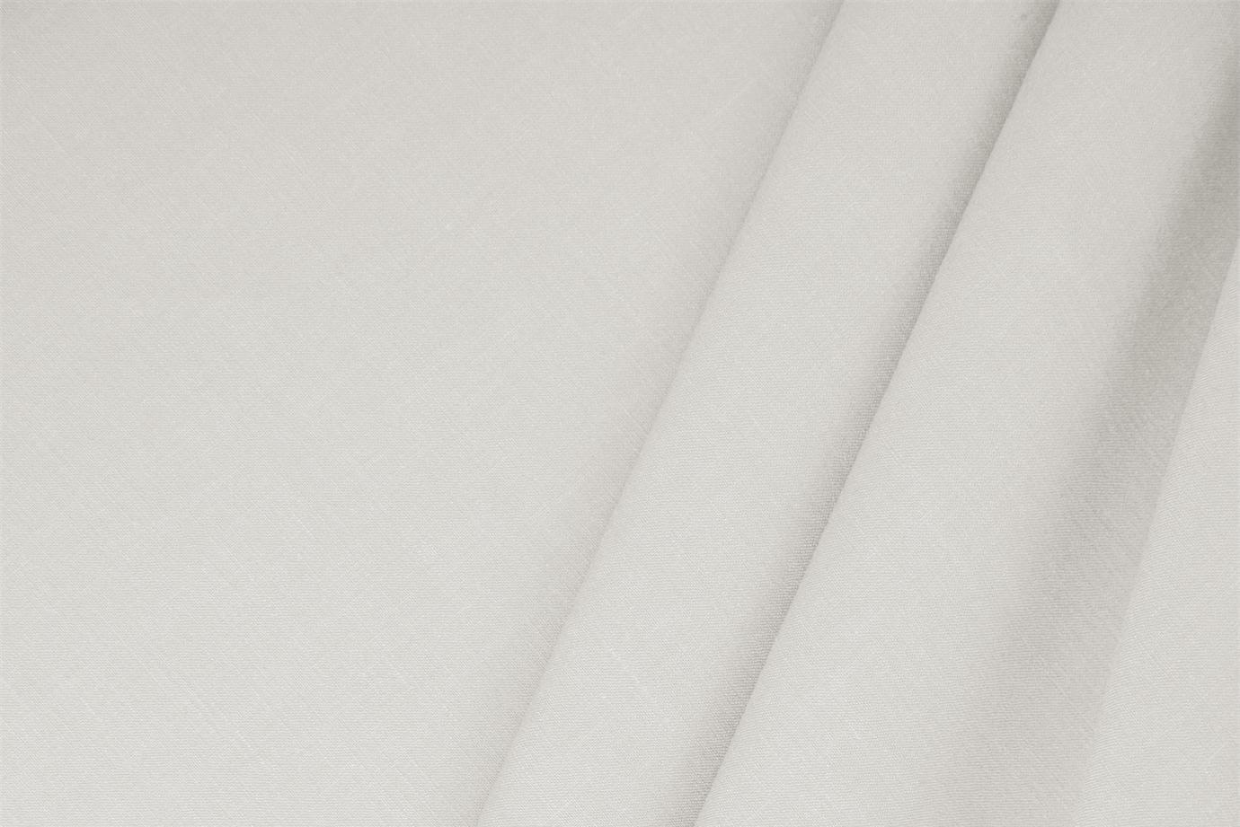 Tessuto Misto Lino Argento Perla in Lino, Stretch, Viscosa per abbigliamento