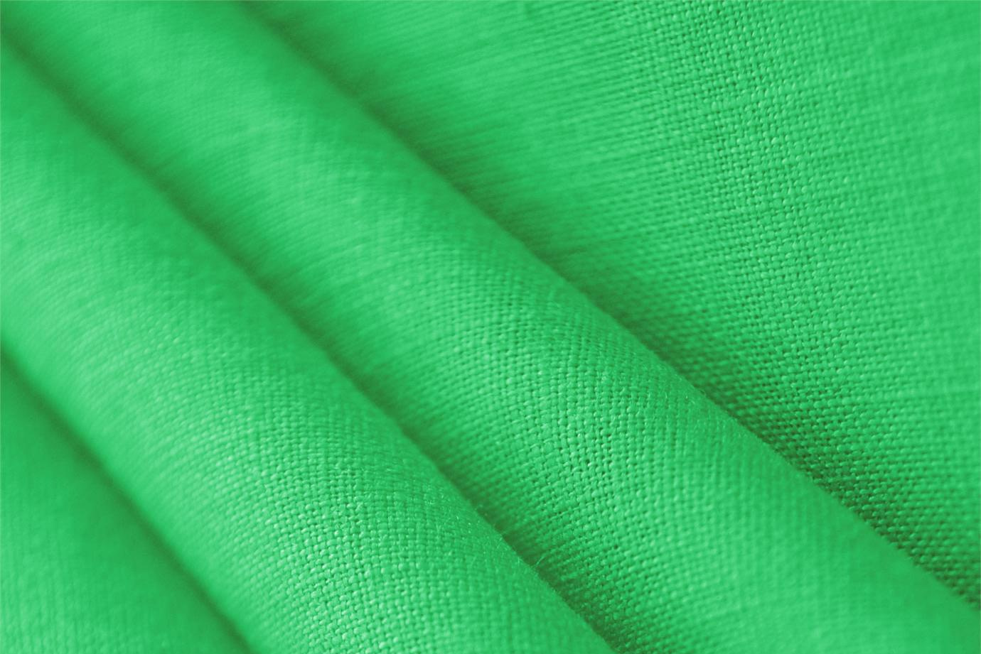 Tissu Couture Toile de lin Vert fougère en Lin TC000340