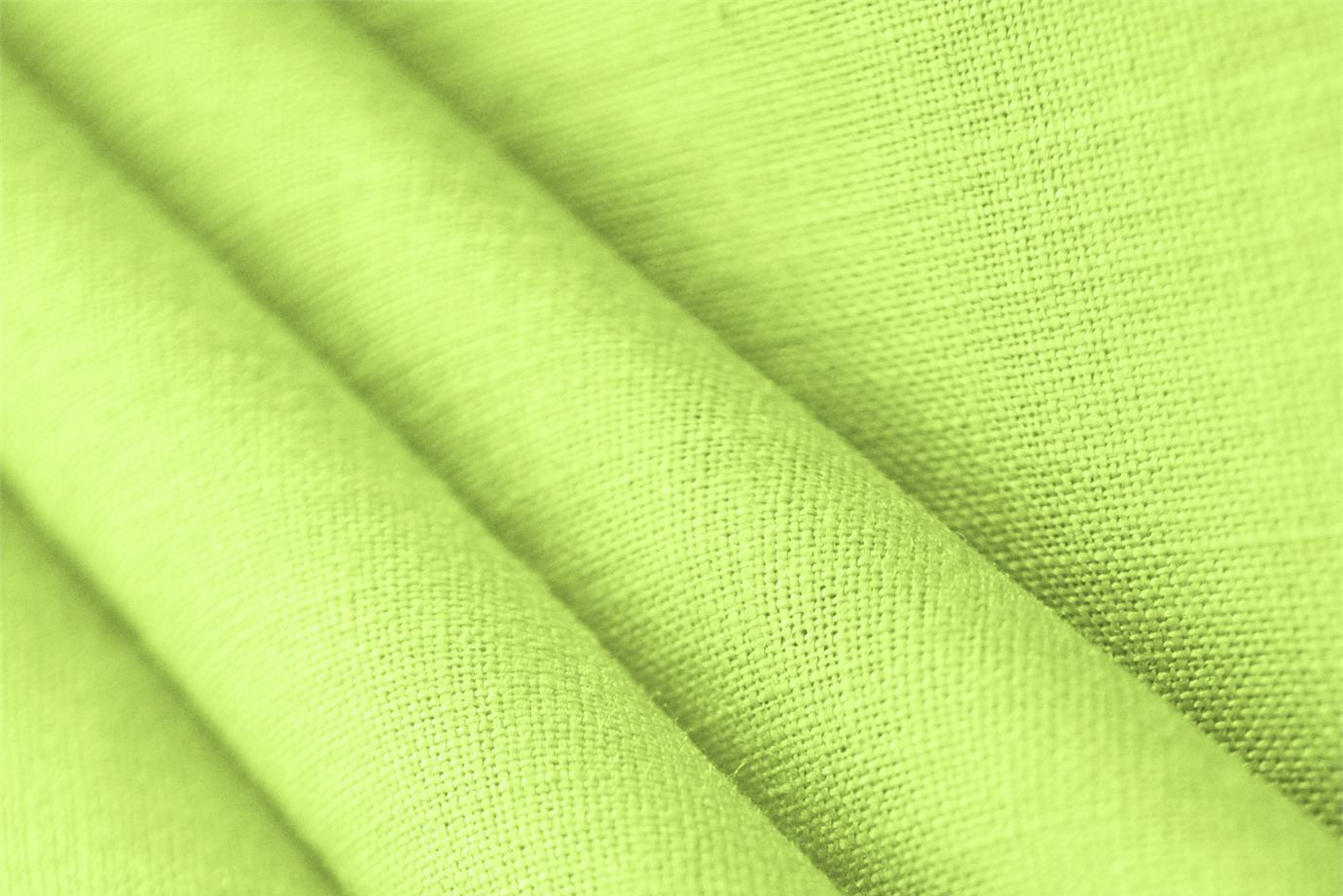 Tissu Couture Toile de lin Vert pomme en Lin TC000338