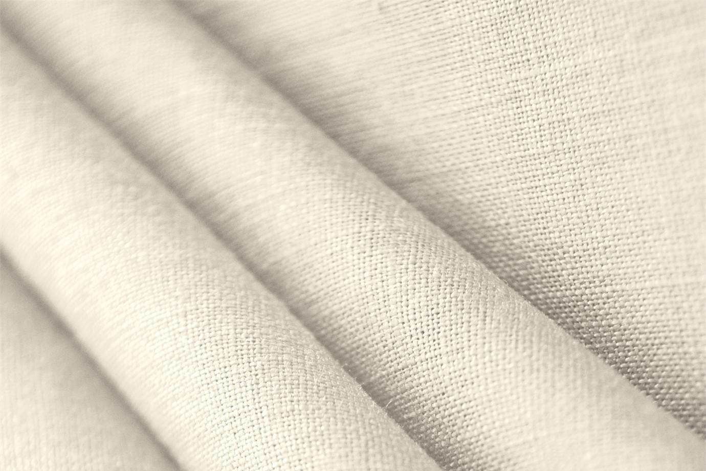 Tissu Couture Toile de lin Blanc ivoire en Lin TC000348