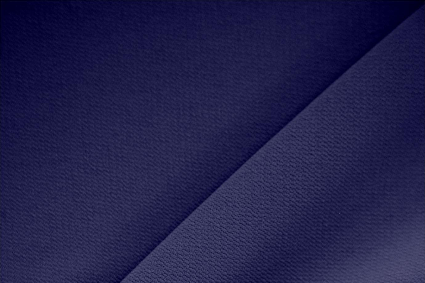 Tissu Microfibre Crêpe Bleu nuit en Polyester pour vêtements