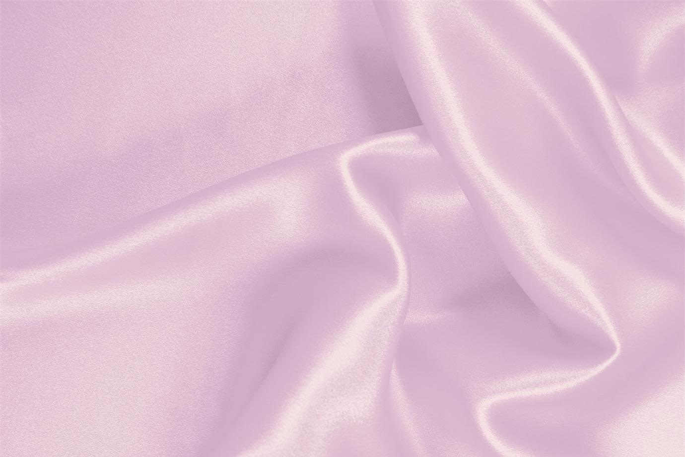 Pink Silk Crêpe Satin Apparel Fabric UN000220
