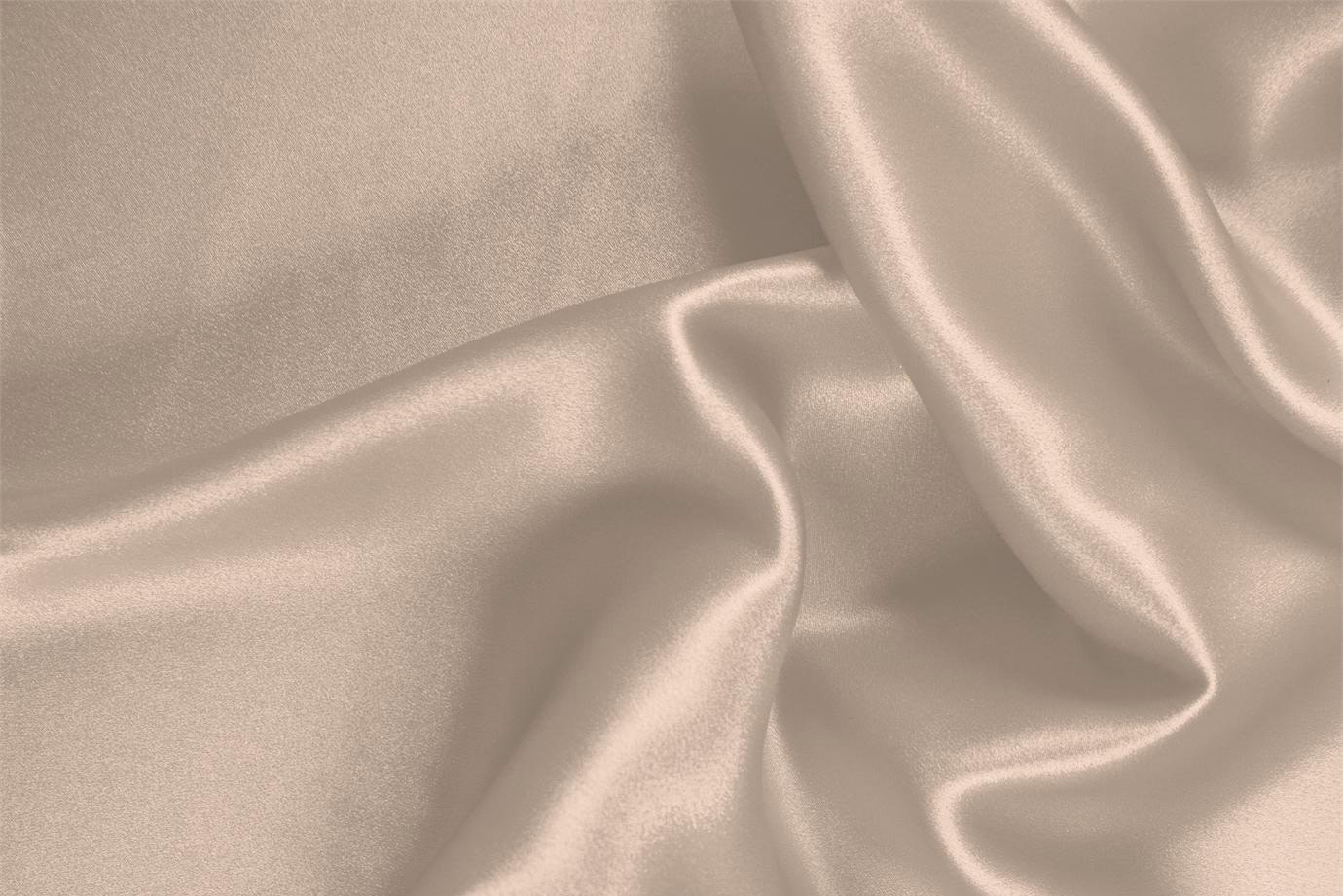 Powder Pink Silk Crêpe Satin fabric for dressmaking