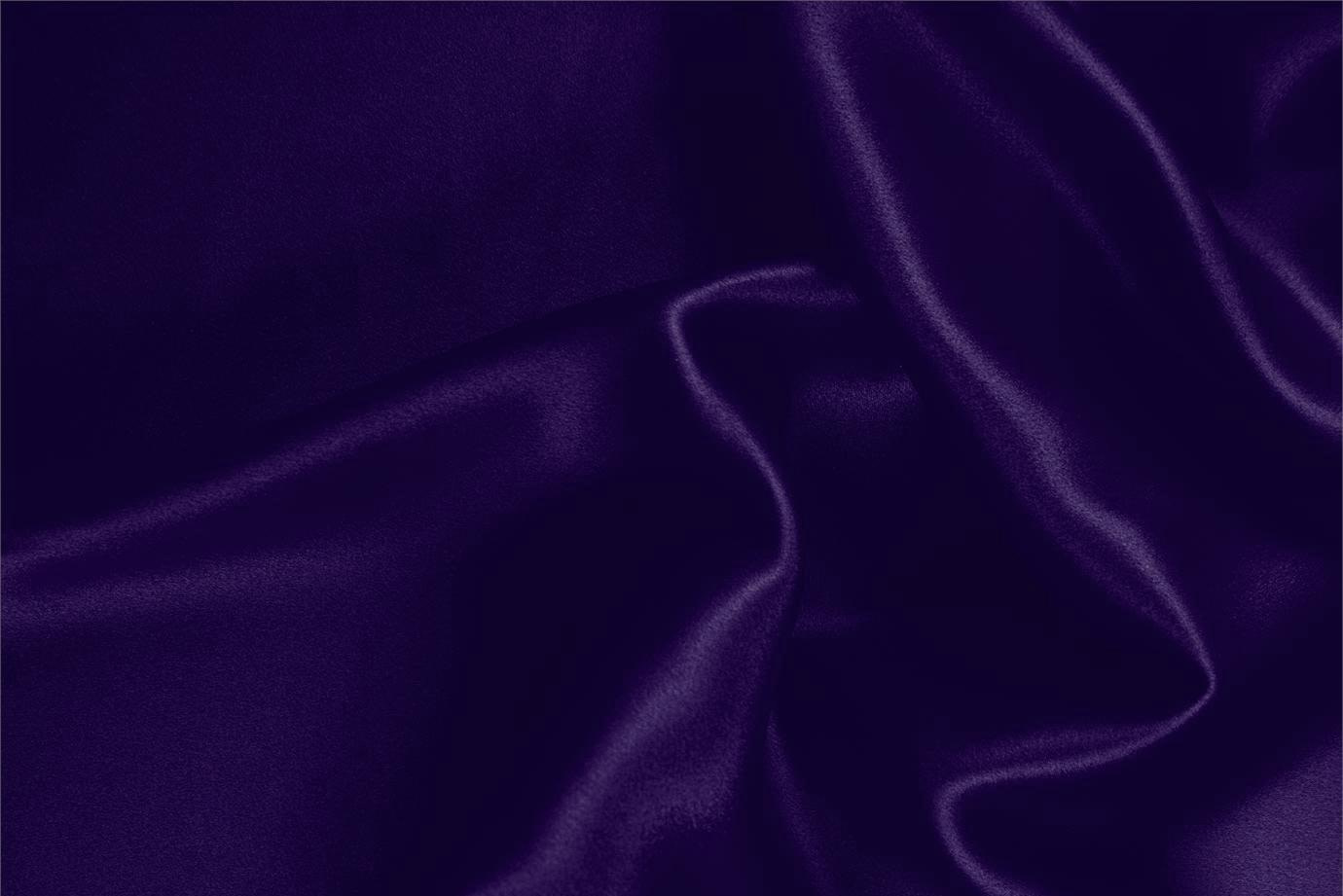 Tissu Couture Satin stretch Violet violette en Soie, Stretch UN000632