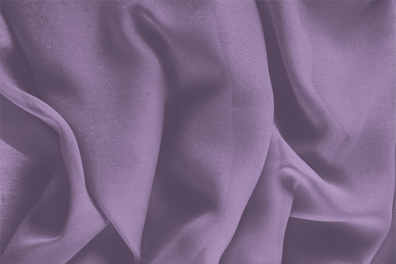 Lilac Purple Silk Georgette fabric for dressmaking
