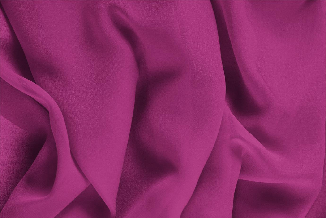 Purple Silk Georgette Apparel Fabric UN000437