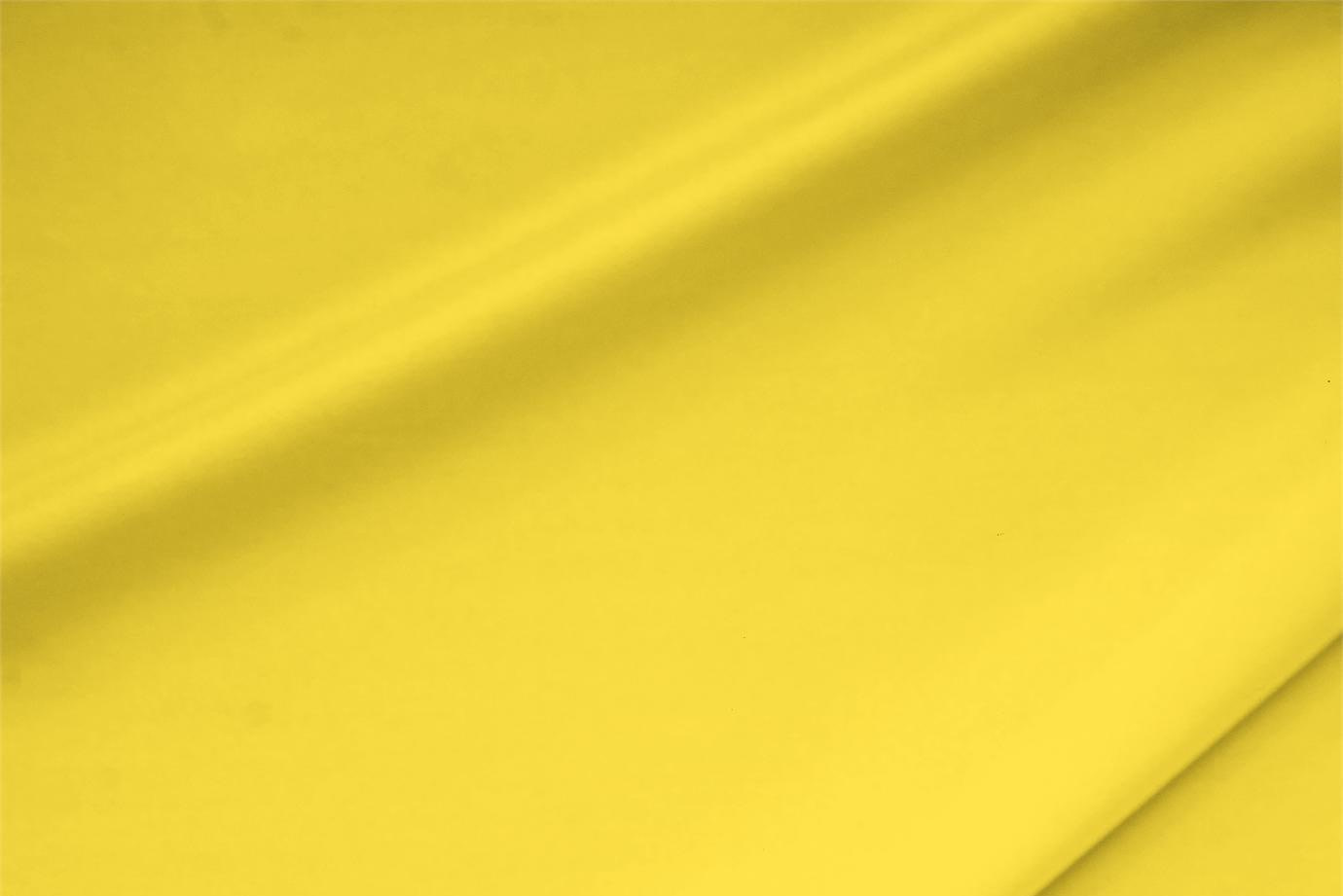 Tissu Couture Crêpe de Chine Stretch Jaune citron en Soie, Stretch UN000661