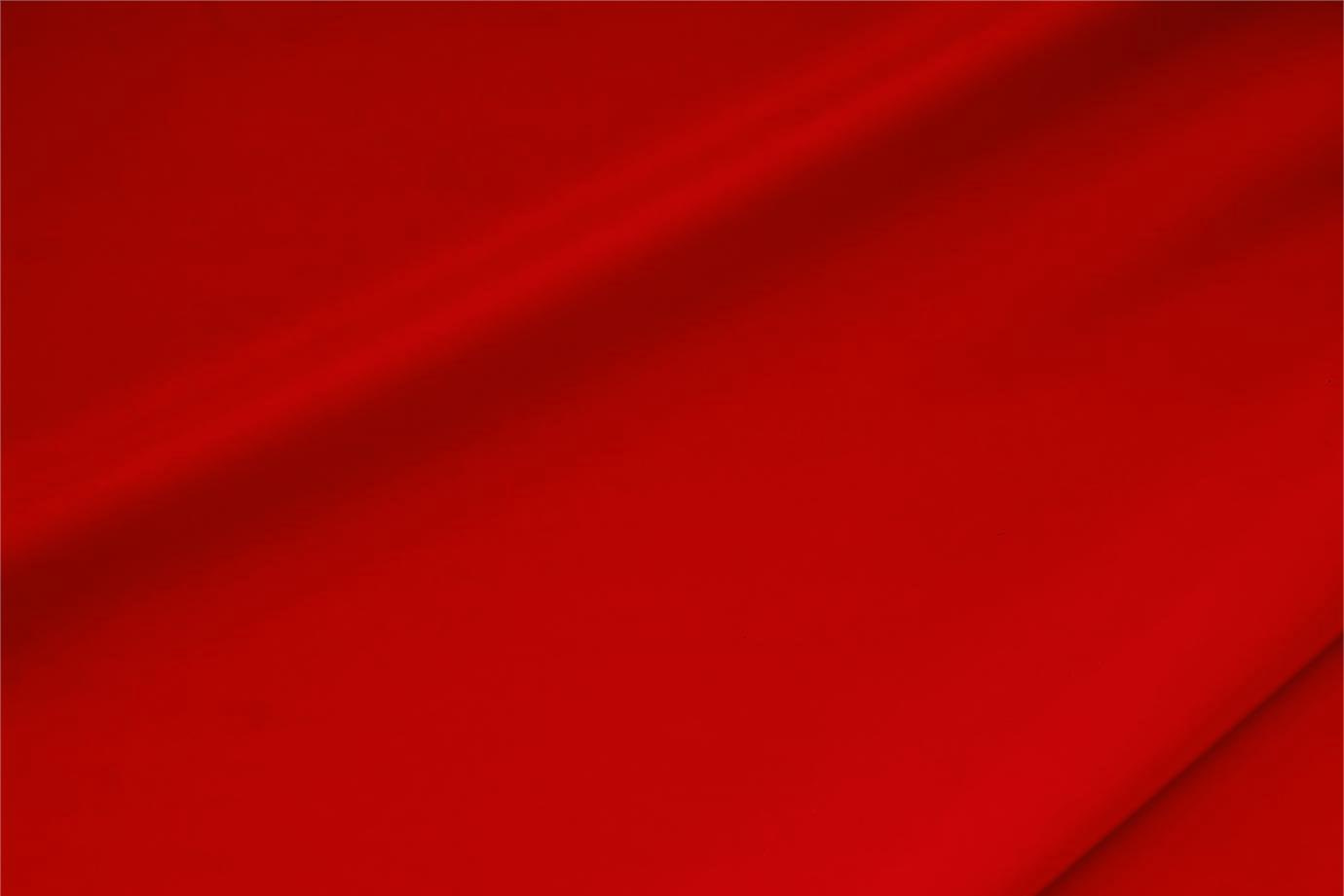 Tissu Couture Crêpe de Chine Stretch Rouge feu en Soie, Stretch UN000665