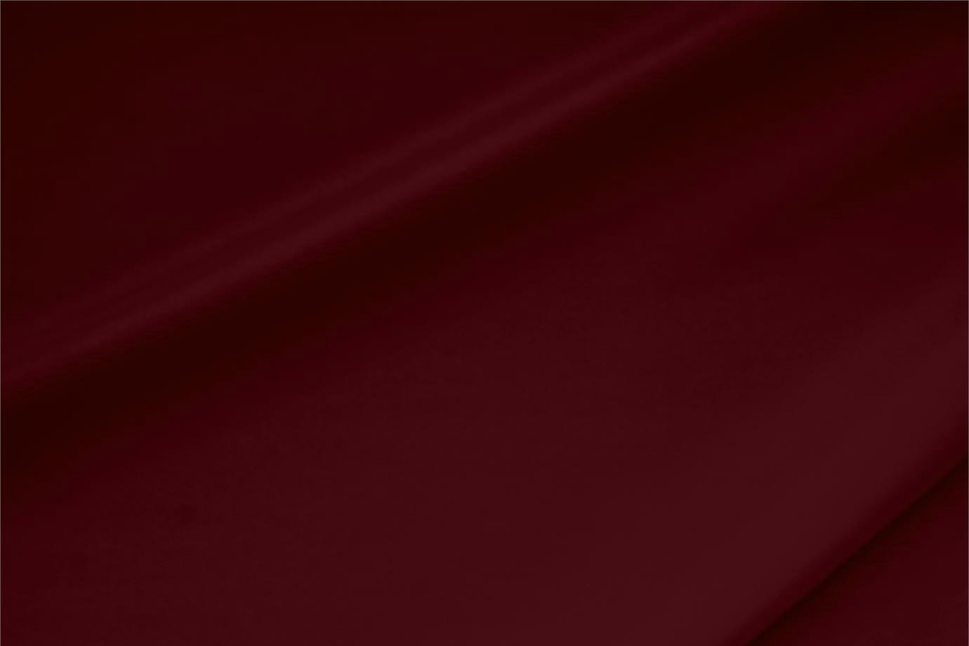 Tessuto Crêpe de Chine Stretch Rosso Burgundy in Seta, Stretch per Abbigliamento UN000667