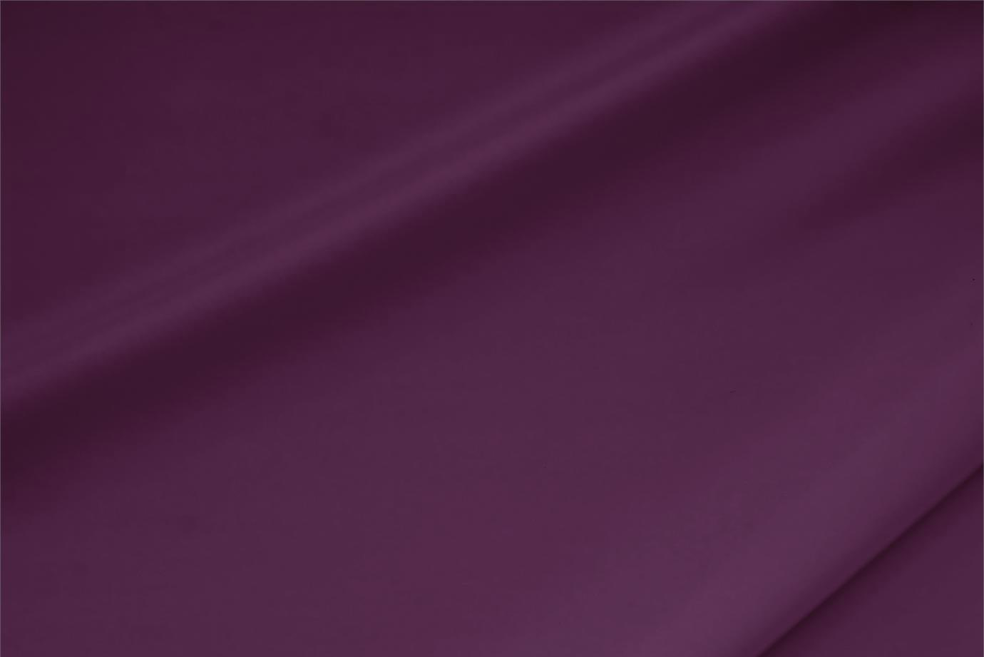 Tessuto Crêpe de Chine Stretch Viola Mirtillo in Seta, Stretch per Abbigliamento UN000668