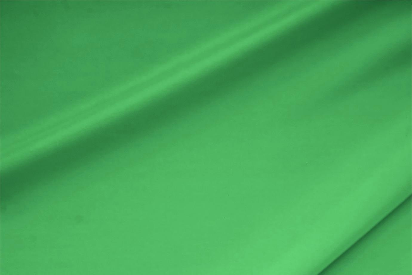 Tessuto Crêpe de Chine Stretch Verde Bandiera in Seta, Stretch per abbigliamento
