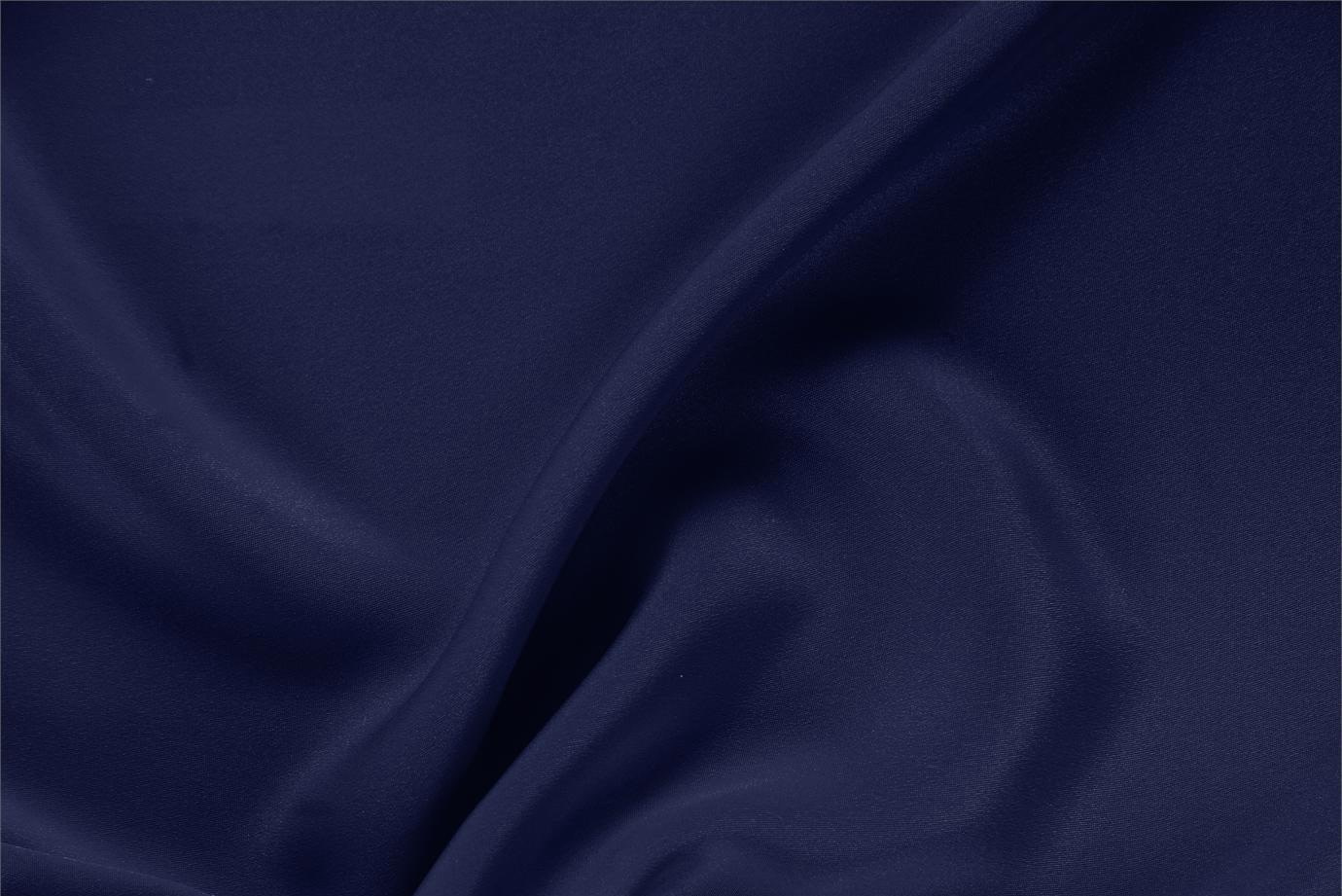 Tissu Couture Drap Bleu marine en Soie UN000733