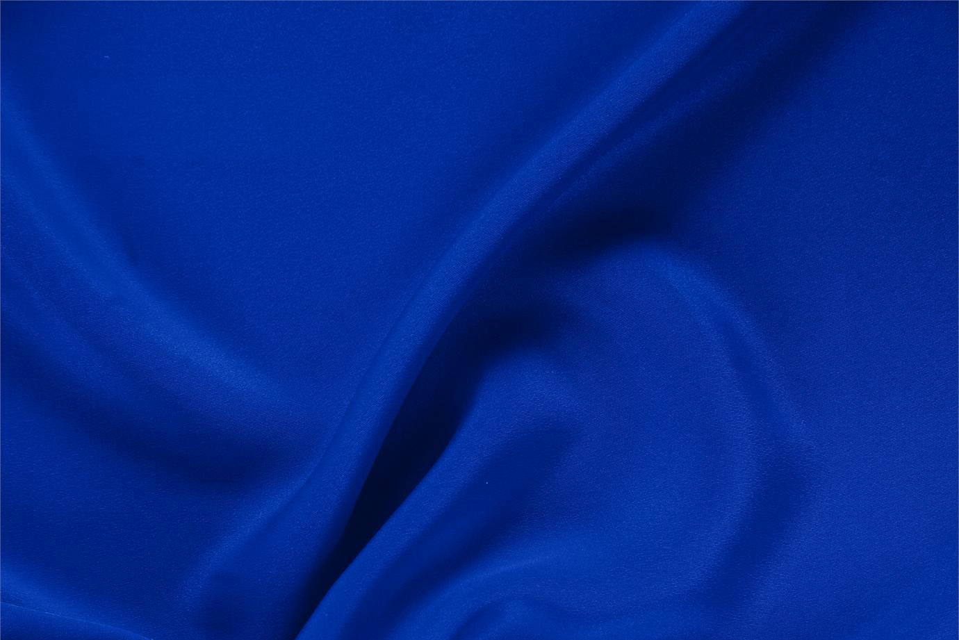 Tissu Couture Drap Bleu électrique en Soie UN000731