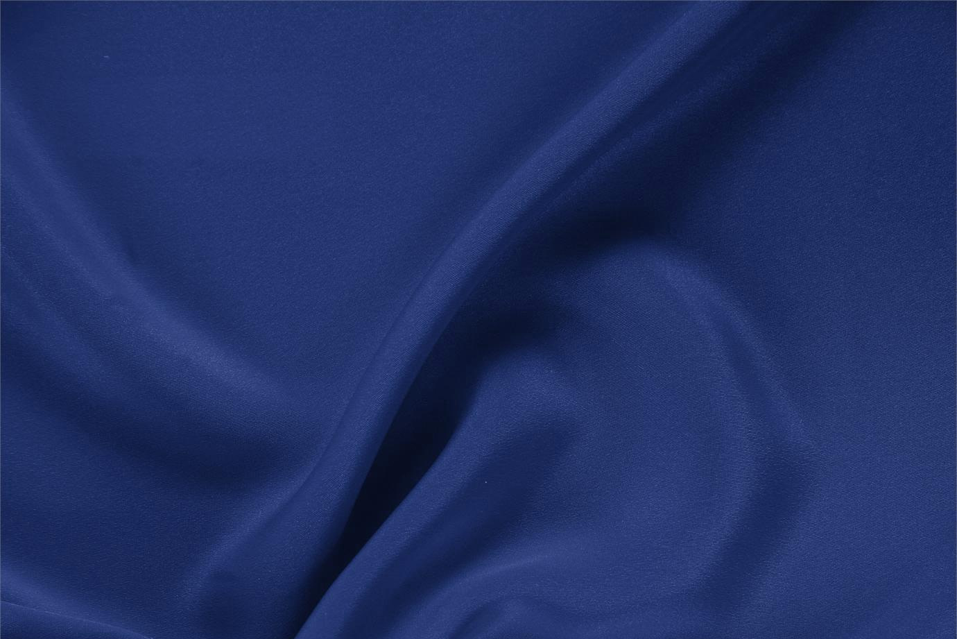Tissu Couture Drap Bleu saphir en Soie UN000732