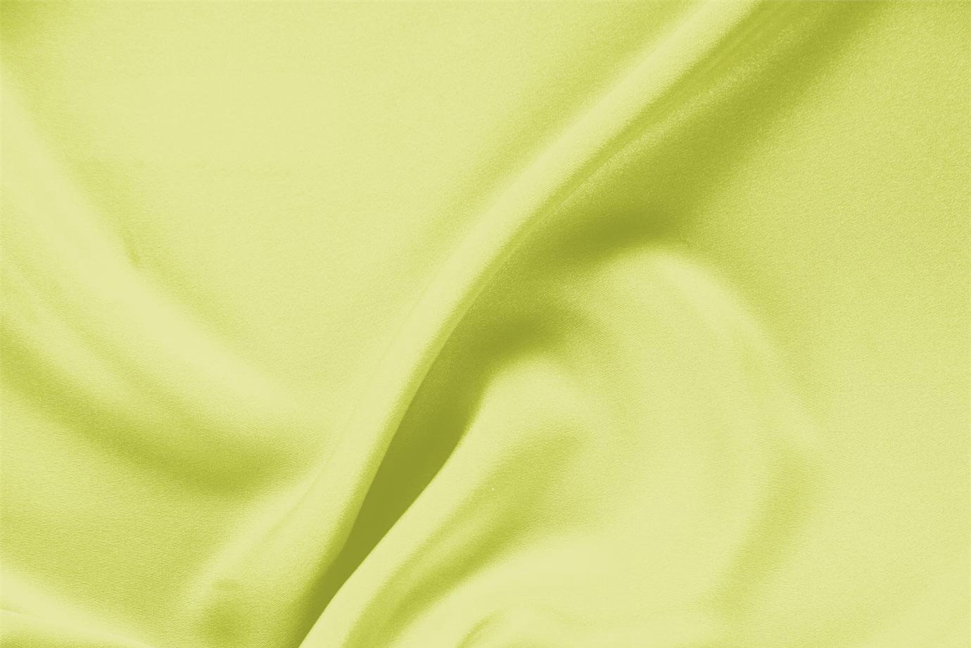 Tissu Couture Drap Vert citron en Soie UN000752